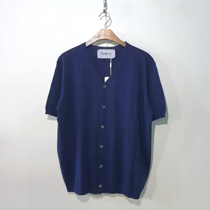 [BUNJANG] Minimal V-Neck Linen-Tencel Short Sleeve Cardigan / SS신상) 린넨 텐셀 미니멀 브이넥 반팔 가디건 5color L,XL