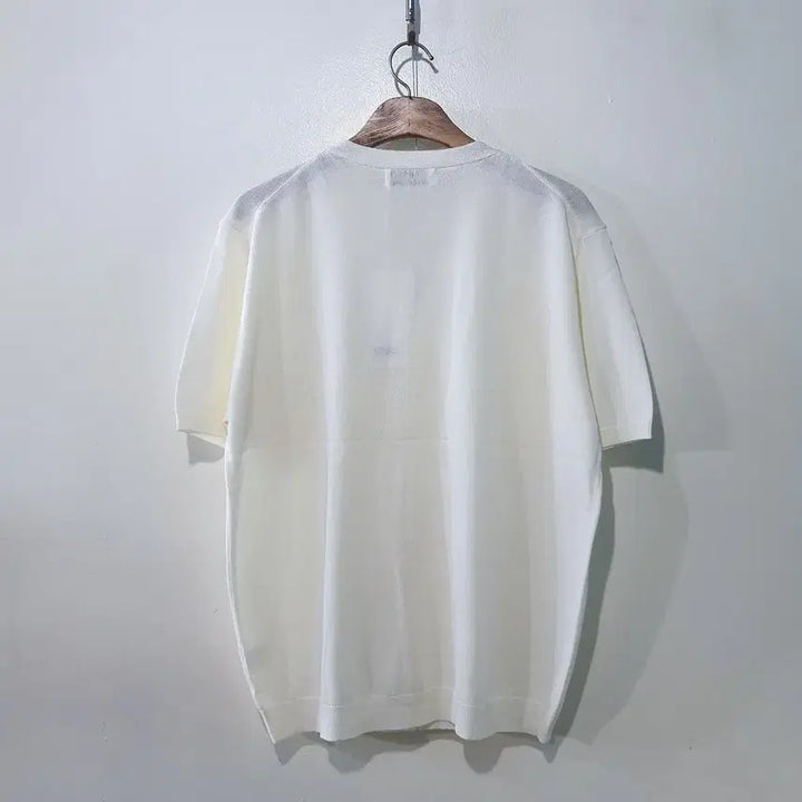 [BUNJANG] Minimal V-Neck Linen-Tencel Short Sleeve Cardigan / SS신상) 린넨 텐셀 미니멀 브이넥 반팔 가디건 5color L,XL