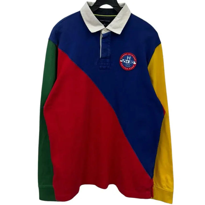 [BUNJANG] Tommy Hilfiger Rugby Polo Shirt M / 타미힐피거 럭비 피케티셔츠m