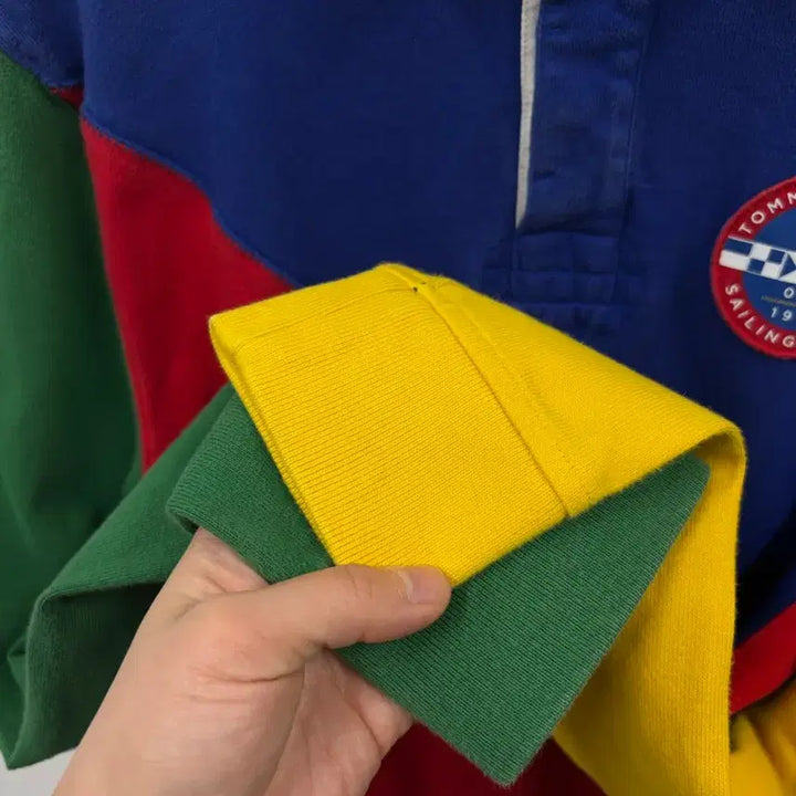 [BUNJANG] Tommy Hilfiger Rugby Polo Shirt M / 타미힐피거 럭비 피케티셔츠m