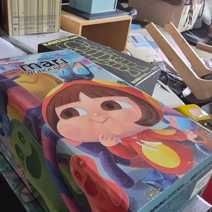 [BUNJANG] BE@RBRICK Marie Wonder Girl 400% Figure / 홍콩 한정판 베어브릭 마리 원더걸 BE@RBRICK 400% 미개봉