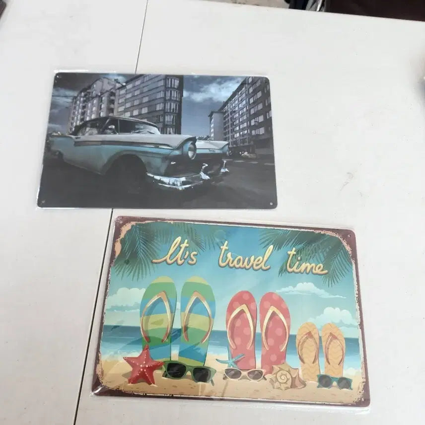 [BUNJANG] Vintage Metal Sign Set / 철제 간판 14종류에49000원 크기30cmX20cm