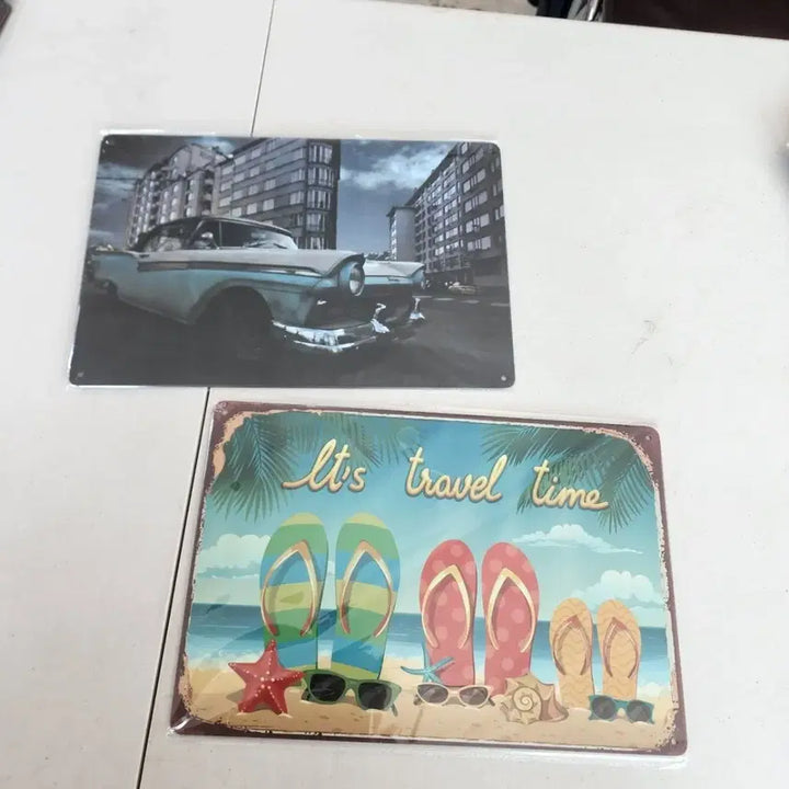 [BUNJANG] Vintage Metal Sign Set / 철제 간판 14종류에49000원 크기30cmX20cm