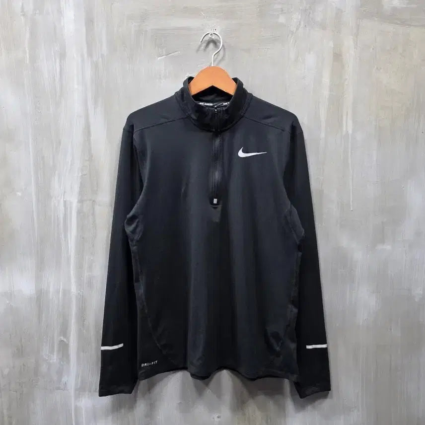 [BUNJANG] Nike Dri-FIT Half-Zip Long Sleeve Running T-Shirt (XL) / 나이키 러닝 드라이핏 하프집 긴팔티셔츠/남성(XL)/ST3093