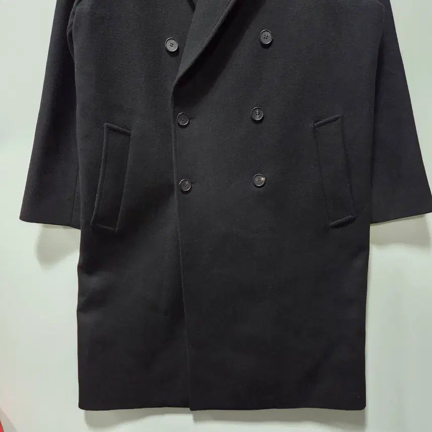 [BUNJANG] In Silence Black Wool Cashmere Long Coat / 인사일런스 블랙 울 캐시미어 롱 코트 M 26041602
