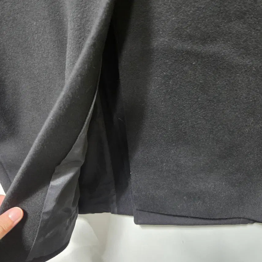 [BUNJANG] In Silence Black Wool Cashmere Long Coat / 인사일런스 블랙 울 캐시미어 롱 코트 M 26041602