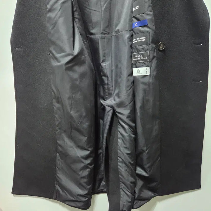 [BUNJANG] In Silence Black Wool Cashmere Long Coat / 인사일런스 블랙 울 캐시미어 롱 코트 M 26041602