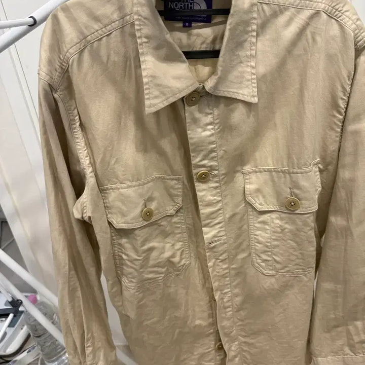 [SOLD OUT] 나나미카 노스페이스 퍼플라벨 몰스킨 필드셔츠 자켓  베이지NP2403N