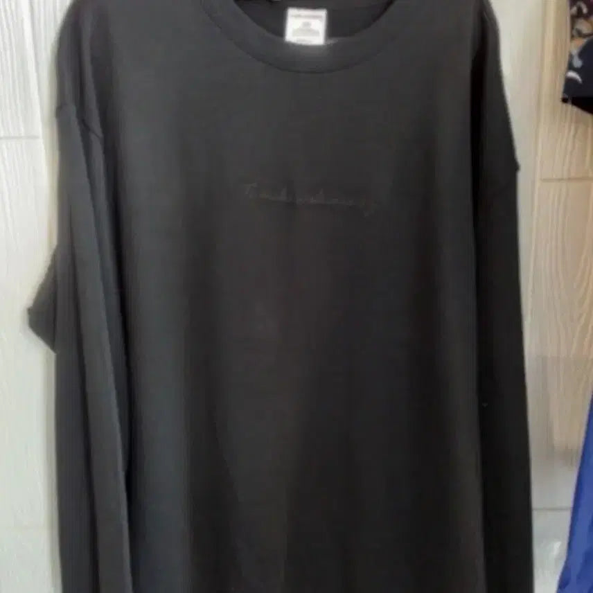 [BUNJANG] Hang Ten Black Basic Sweatshirt / 남110헹텐검정색 기본 맨투맨 티셔츠