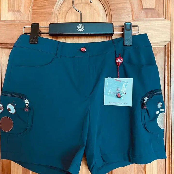 [BUNJANG] M.U Sports Navy Character Shorts / M.U SPORTS 캐릭터 반바지 네이비 엠유 반바지