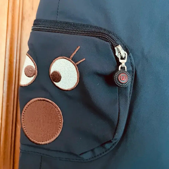 [BUNJANG] M.U Sports Navy Character Shorts / M.U SPORTS 캐릭터 반바지 네이비 엠유 반바지