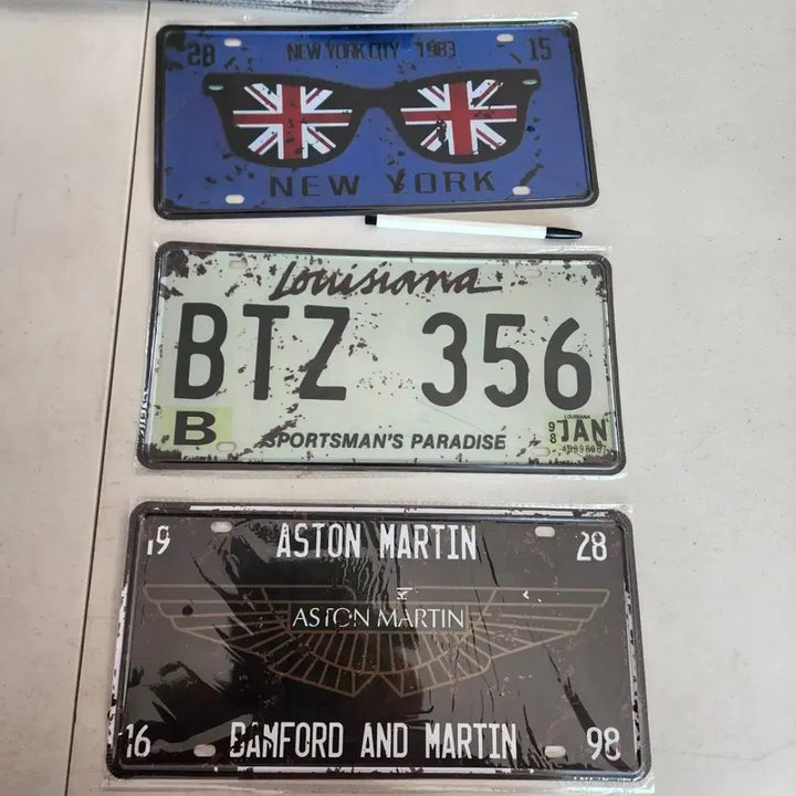 [BUNJANG] Vintage Metal Sign Set / 철제 간판 21종류에 50000원 크기30cmX15cm