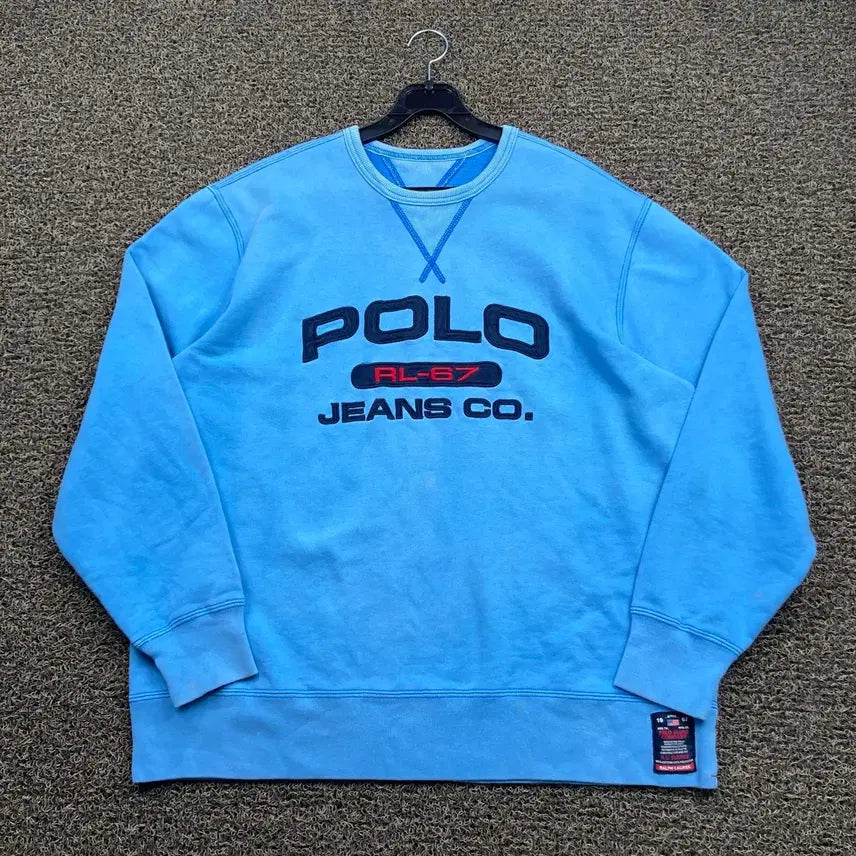 [SOLD OUT] 폴로 랄프로렌 스카이블루 맨투맨