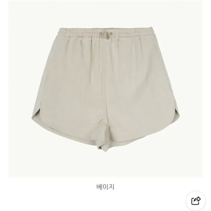 [BUNJANG] Blossom Mond Bending Short Pants (Beige) - Women&
