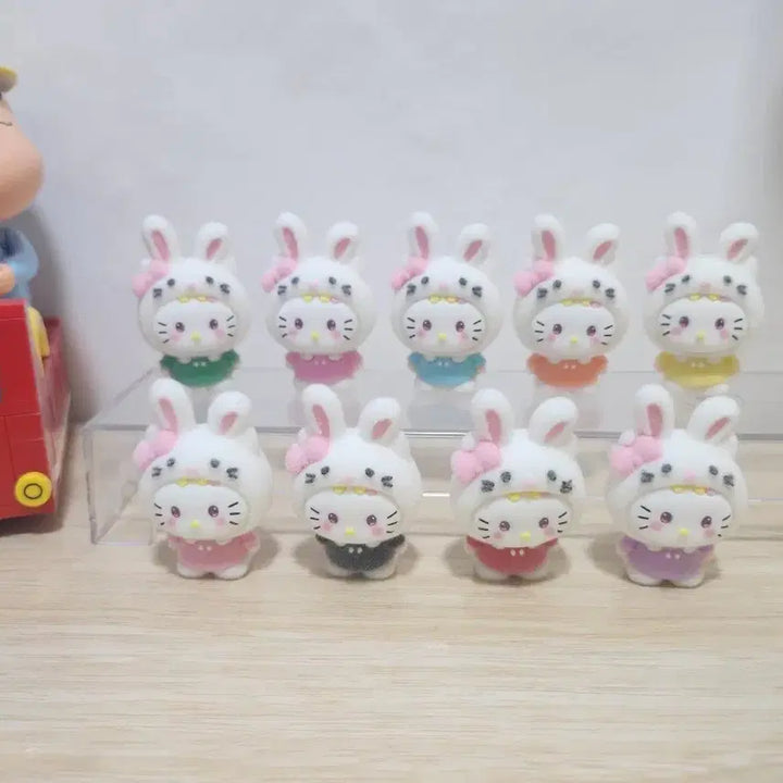 [BUNJANG] Hello Kitty Rabbit Mini Figure Set / 토끼키티 미니피규어 세트