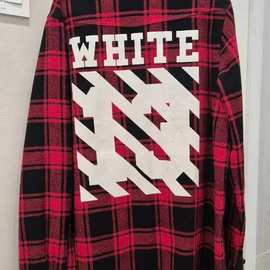 [SOLD OUT] 정품 오프화이트 플란넬 체크 셔츠 S