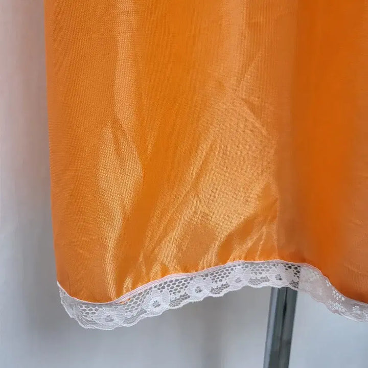 [BUNJANG] Vintage Tangerine Short Slip Skirt / 빈티지 탠저린 숏 슬립 스커트 페어리 하이틴 윔지코어