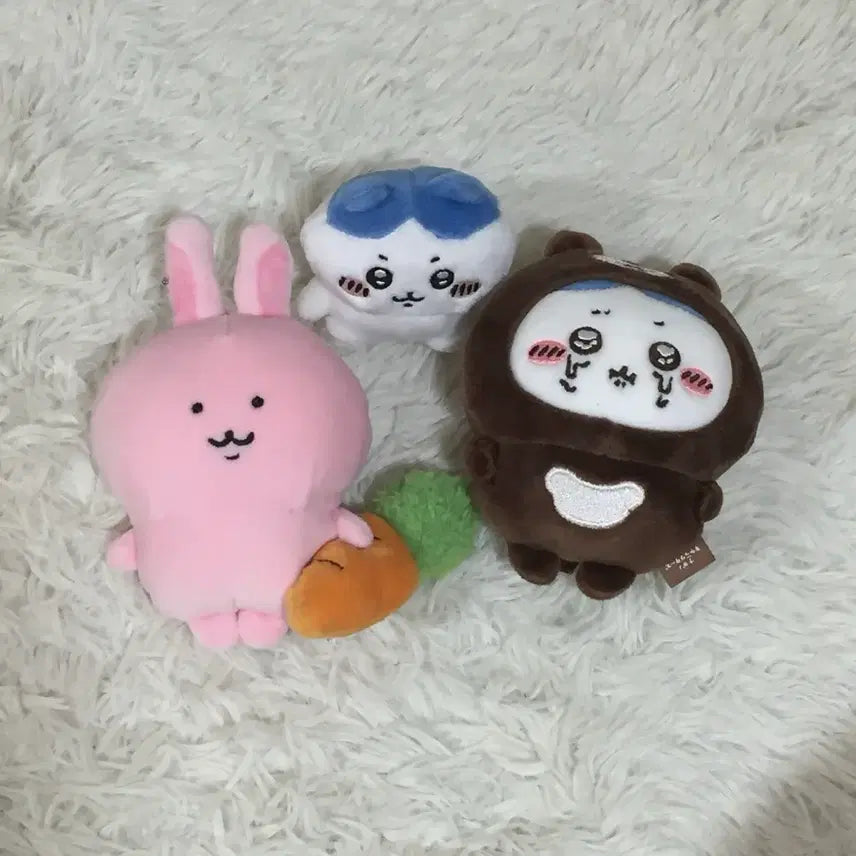 [SOLD OUT] (일괄) 먼작귀 치이카와 곰 나가노 마켓 토끼 키링 인형 농담곰