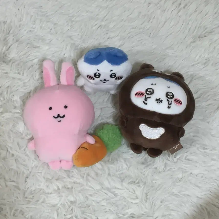 [SOLD OUT] (일괄) 먼작귀 치이카와 곰 나가노 마켓 토끼 키링 인형 농담곰