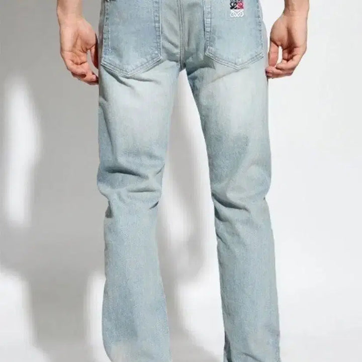 [SOLD OUT] 아나그램 자수 워싱 데님 팬츠