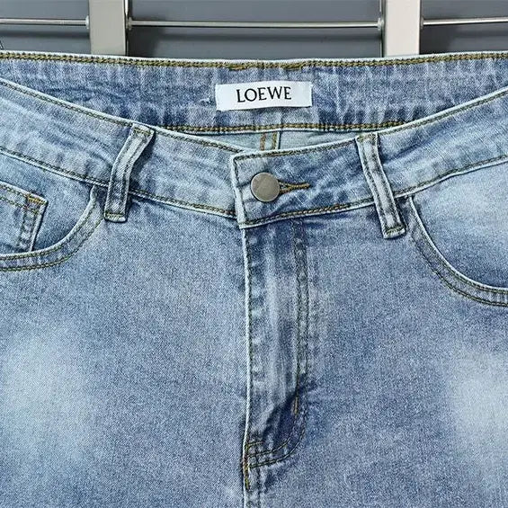 [SOLD OUT] 아나그램 자수 워싱 데님 팬츠