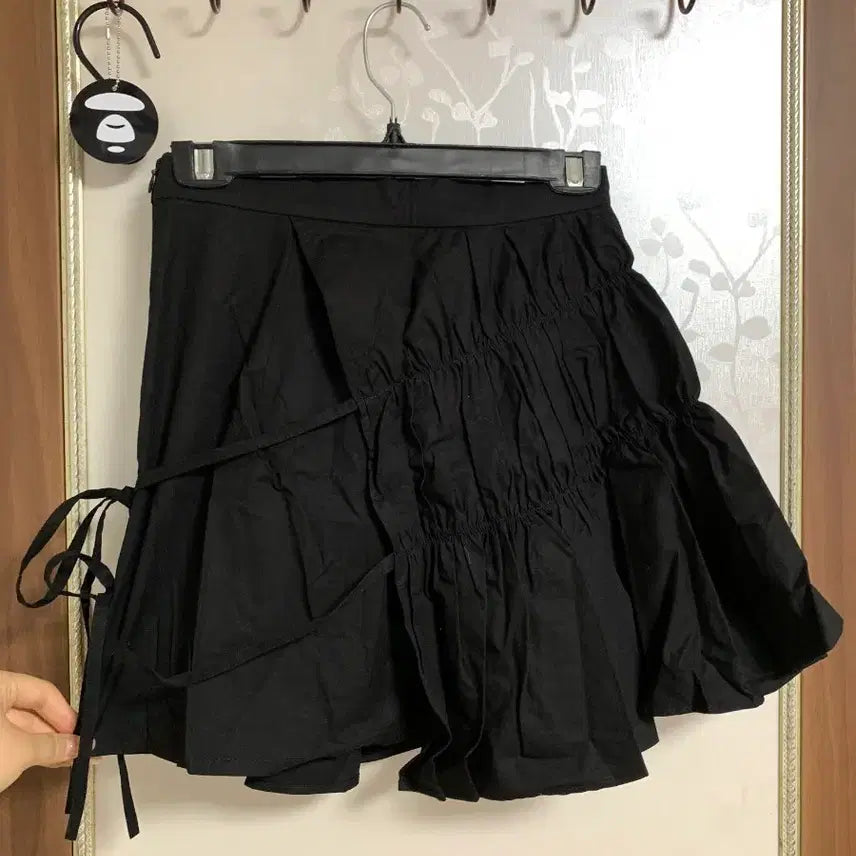 [BUNJANG] DILADY Shirred A-Line Skirt / 딜라이디 셔링 A라인 스커트