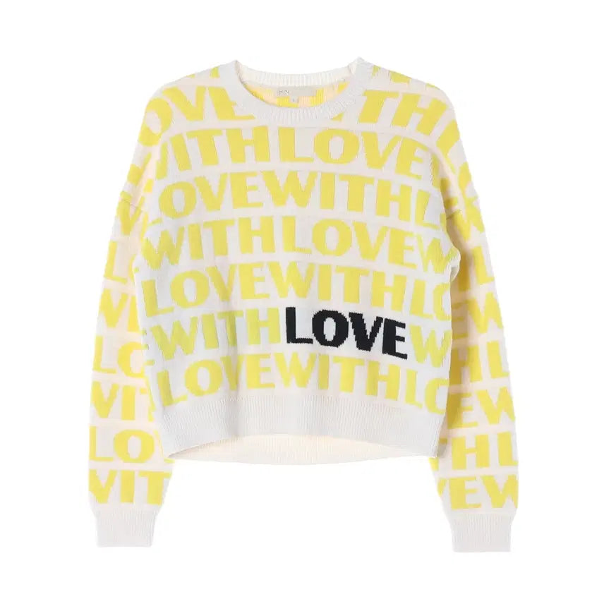 [BUNJANG] Maje Lettering Knit Sweater / 마쥬 니트 1size