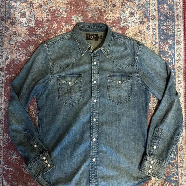 [SOLD OUT] 더블알엘 데님 웨스턴 셔츠