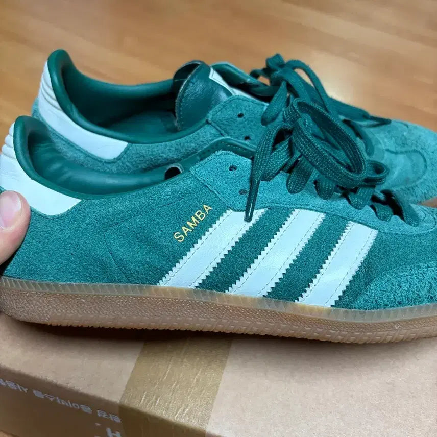 [BUNJANG] Adidas Samba OG Collegiate Green Sneakers / [280] 아디다스 삼바 OG 컬리지에이트 그린