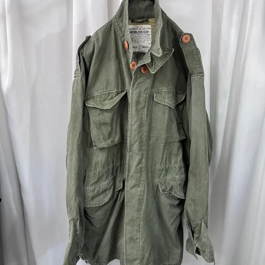 [BUNJANG] NEOBLOOD EXP Military Jacket / NEOBLOOD EXP military jacket 밀리터리 자켓