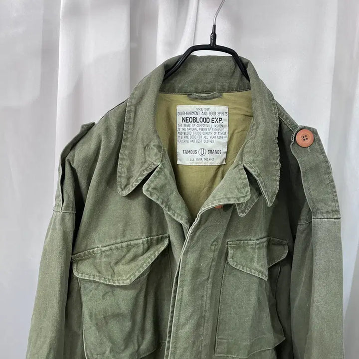 [BUNJANG] NEOBLOOD EXP Military Jacket / NEOBLOOD EXP military jacket 밀리터리 자켓
