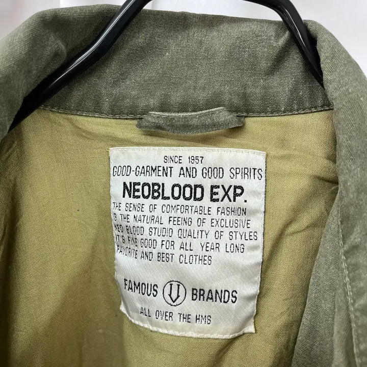 [BUNJANG] NEOBLOOD EXP Military Jacket / NEOBLOOD EXP military jacket 밀리터리 자켓