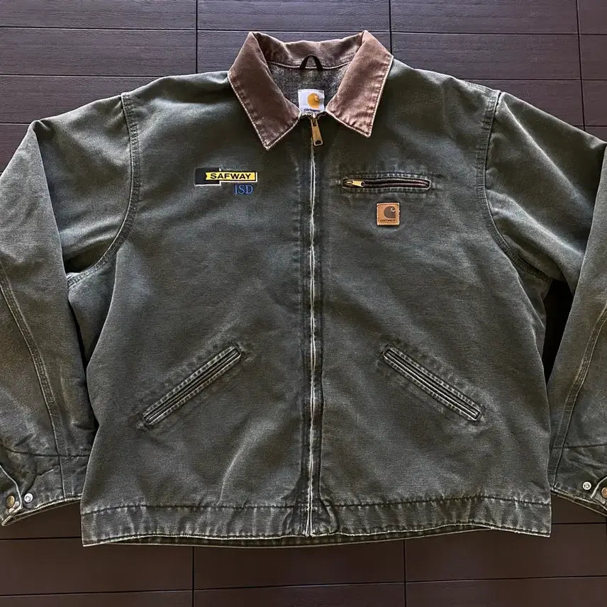 [SOLD OUT] (XXL) 칼하트 j97 디트로이트 자켓 모스그린