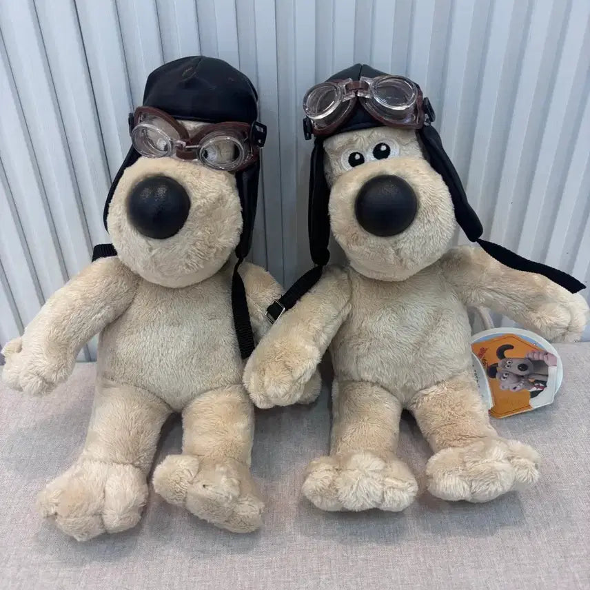 [BUNJANG] Wallace and Gromit Gromit Plush Keyring 25cm / 월레스와 그로밋 강아지 인형 키링 25cm 새상품
