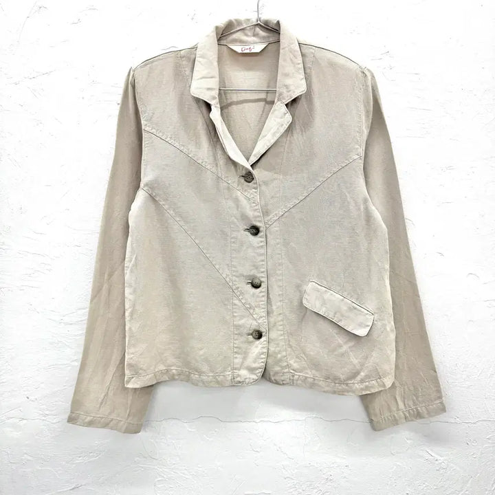[BUNJANG] JPN Linen Jacket / JPN 사선 린넨 자켓