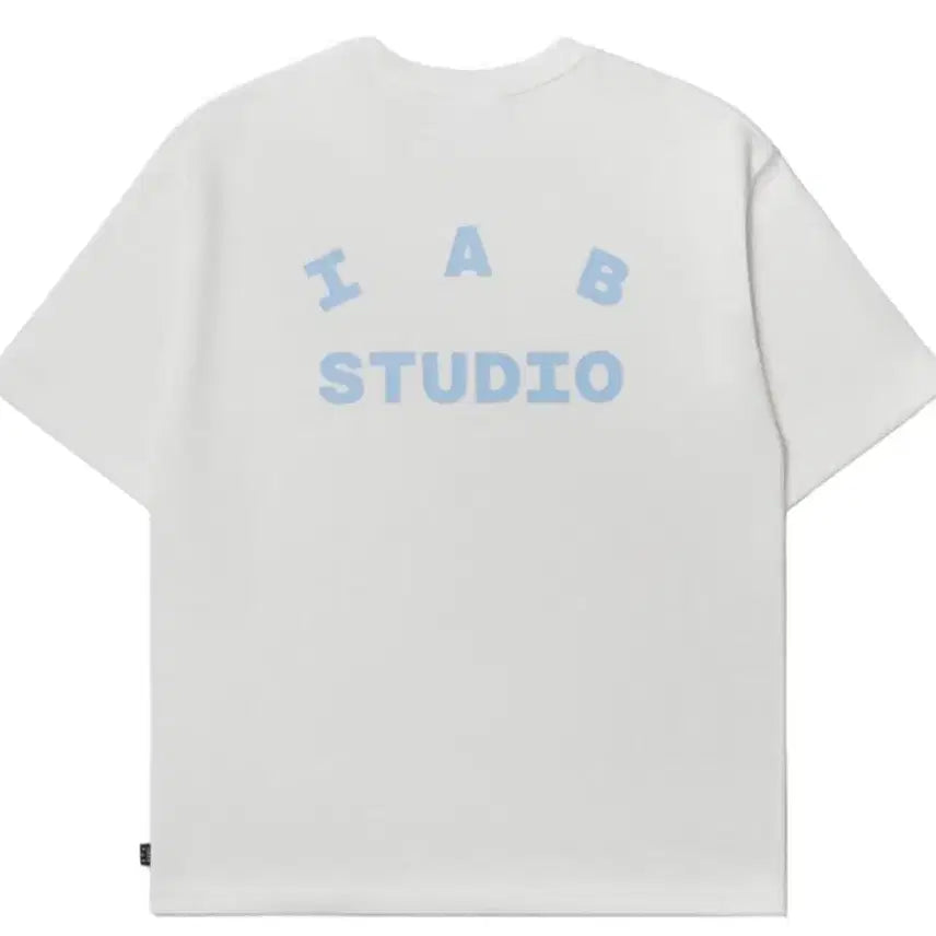 [SOLD OUT] 아이앱 스튜디오 반팔 티셔츠 크림 스카이 블루 [XL]