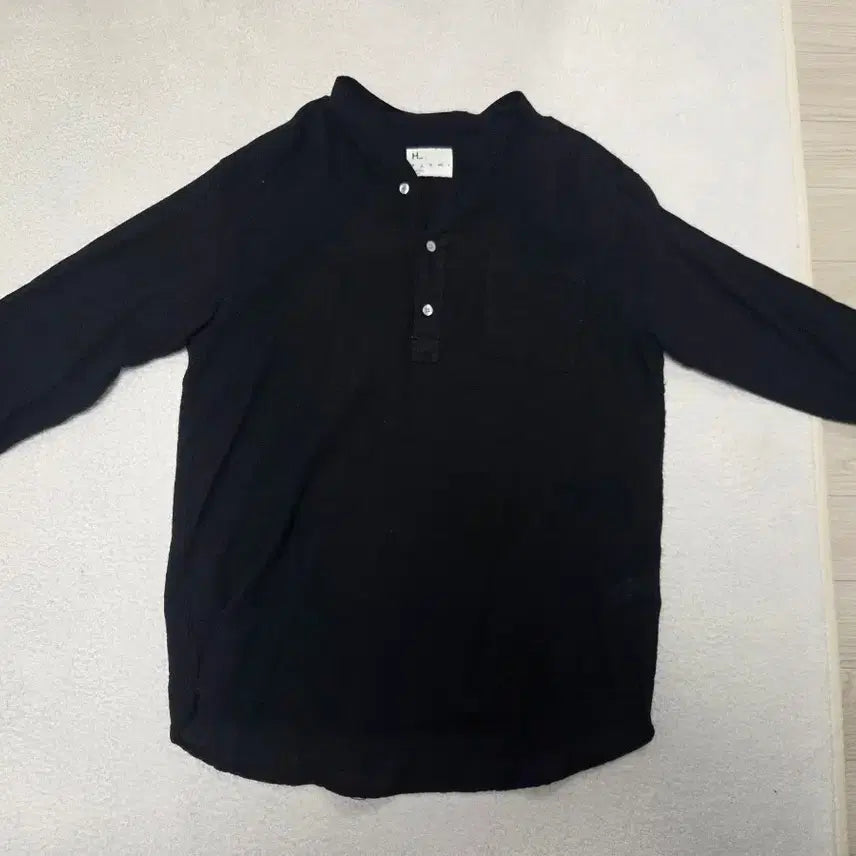 [SOLD OUT] 린넨 셔츠 블랙 7부