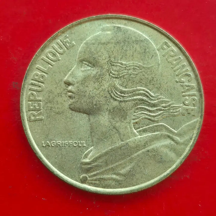 [BUNJANG] 1985 France 20 Centimes Coin / 1985 프랑스 20상팀 동전 M1686