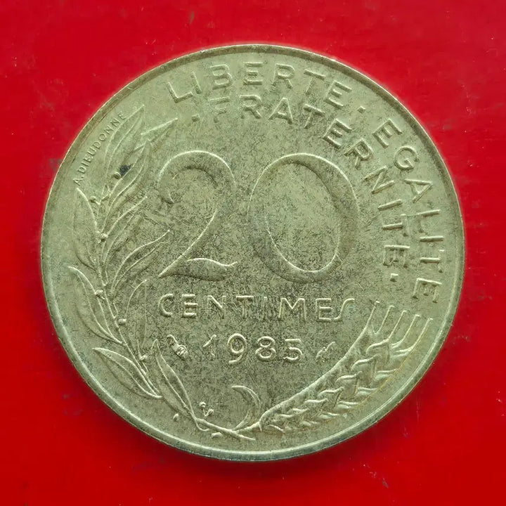[BUNJANG] 1985 France 20 Centimes Coin / 1985 프랑스 20상팀 동전 M1686