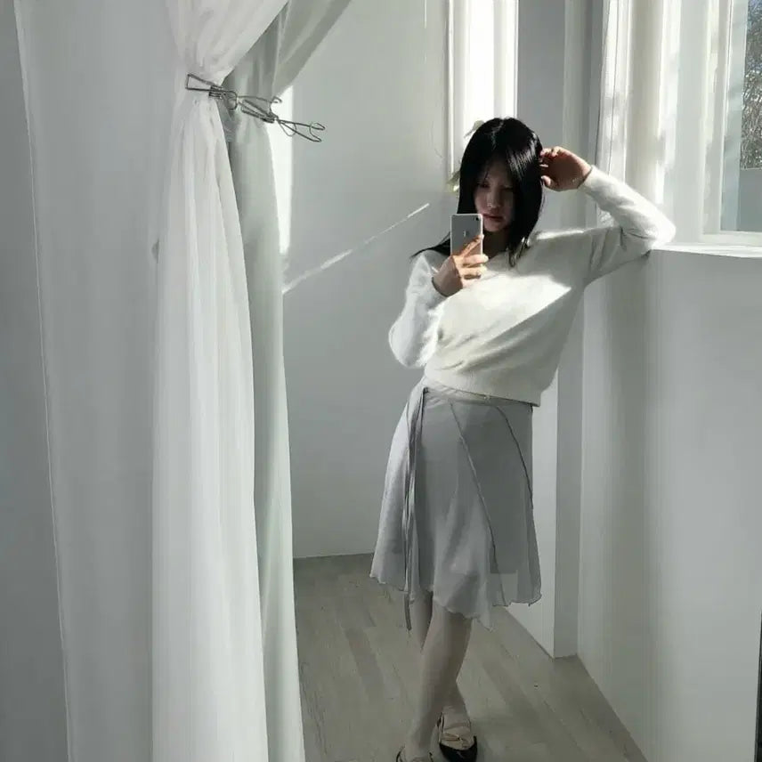 [SOLD OUT] 흐프이 리리우 glide to chiffon skirt 스커트 liriu