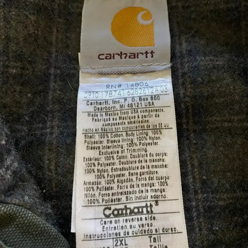 [SOLD OUT] (XXL) 칼하트 j97 디트로이트 자켓 모스그린