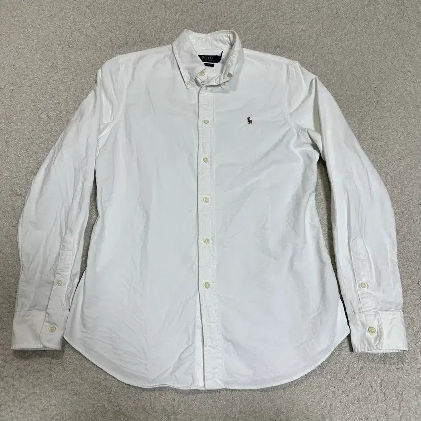 [BUNJANG] Polo Ralph Lauren Oxford White Shirt / 폴로 랄프로렌 옥스포드 화이트 셔츠 남방 여성 m