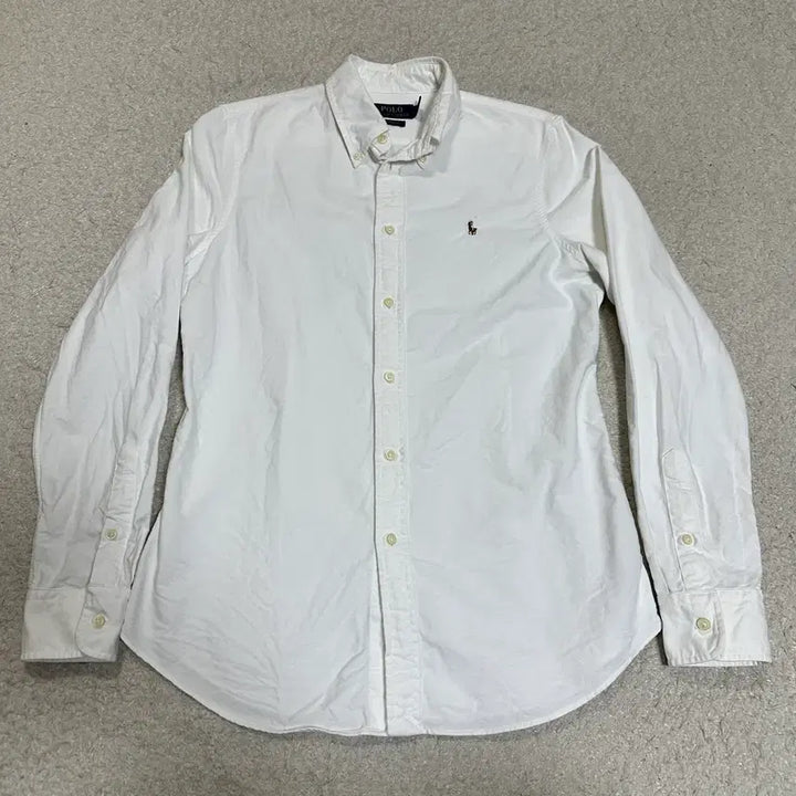 [BUNJANG] Polo Ralph Lauren Oxford White Shirt / 폴로 랄프로렌 옥스포드 화이트 셔츠 남방 여성 m