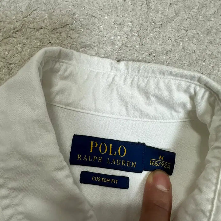 [BUNJANG] Polo Ralph Lauren Oxford White Shirt / 폴로 랄프로렌 옥스포드 화이트 셔츠 남방 여성 m