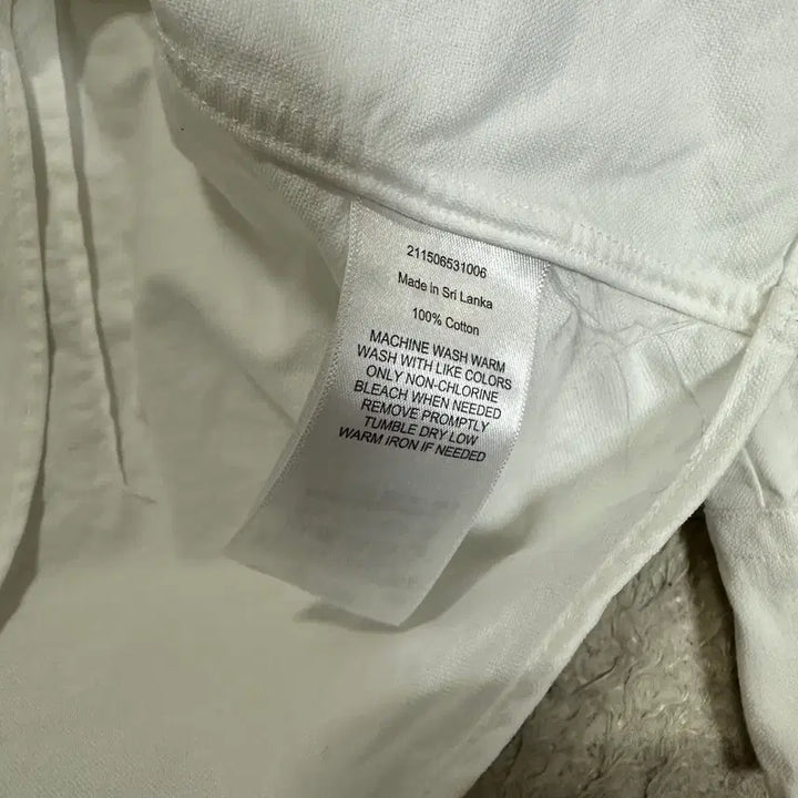 [BUNJANG] Polo Ralph Lauren Oxford White Shirt / 폴로 랄프로렌 옥스포드 화이트 셔츠 남방 여성 m