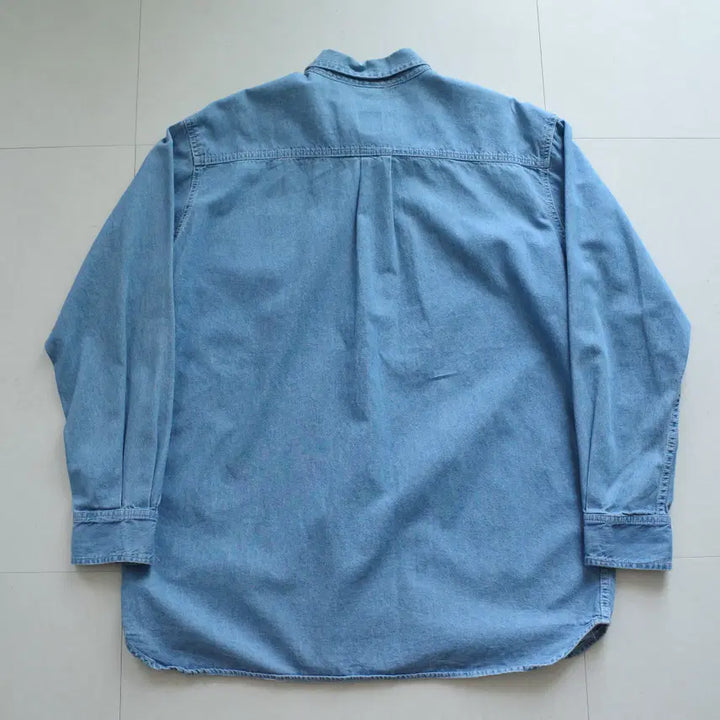 [SOLD OUT] 90s 플래닛할리우드 UK 영국 생산 데님 셔츠 XL