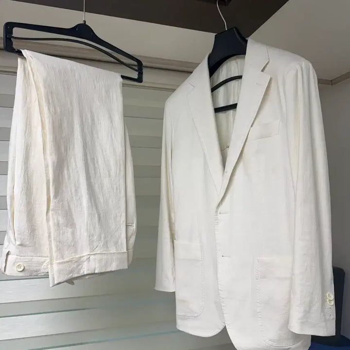 [SOLD OUT] 아이보리 리넨 수트 맞춤 정장