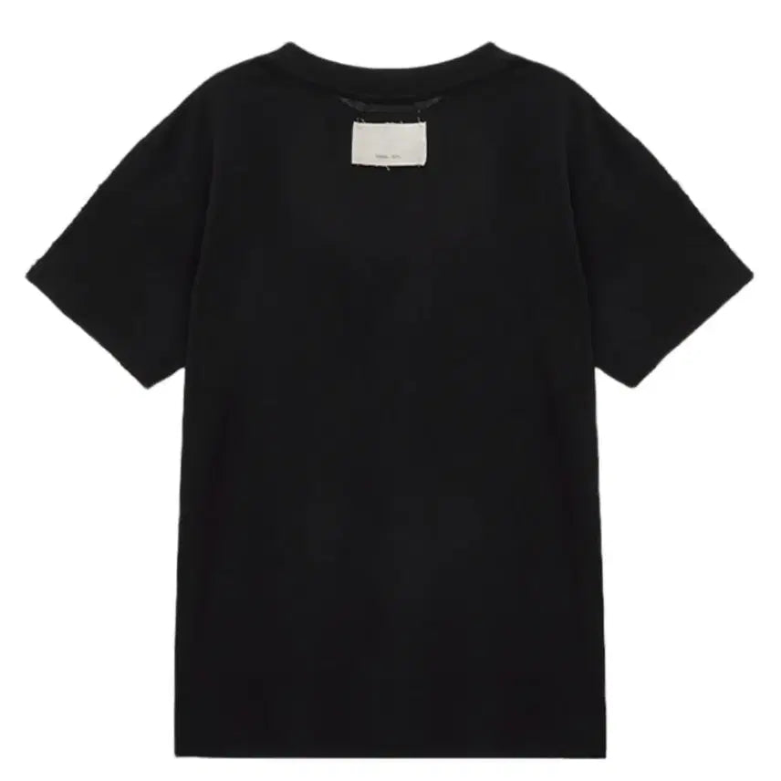 [BUNJANG] Matinkim Shirred Logo Top Black T-shirt / 마뗑킴 마뗑 로고 셔링 탑 블랙 반팔 티셔츠 검정matinkim