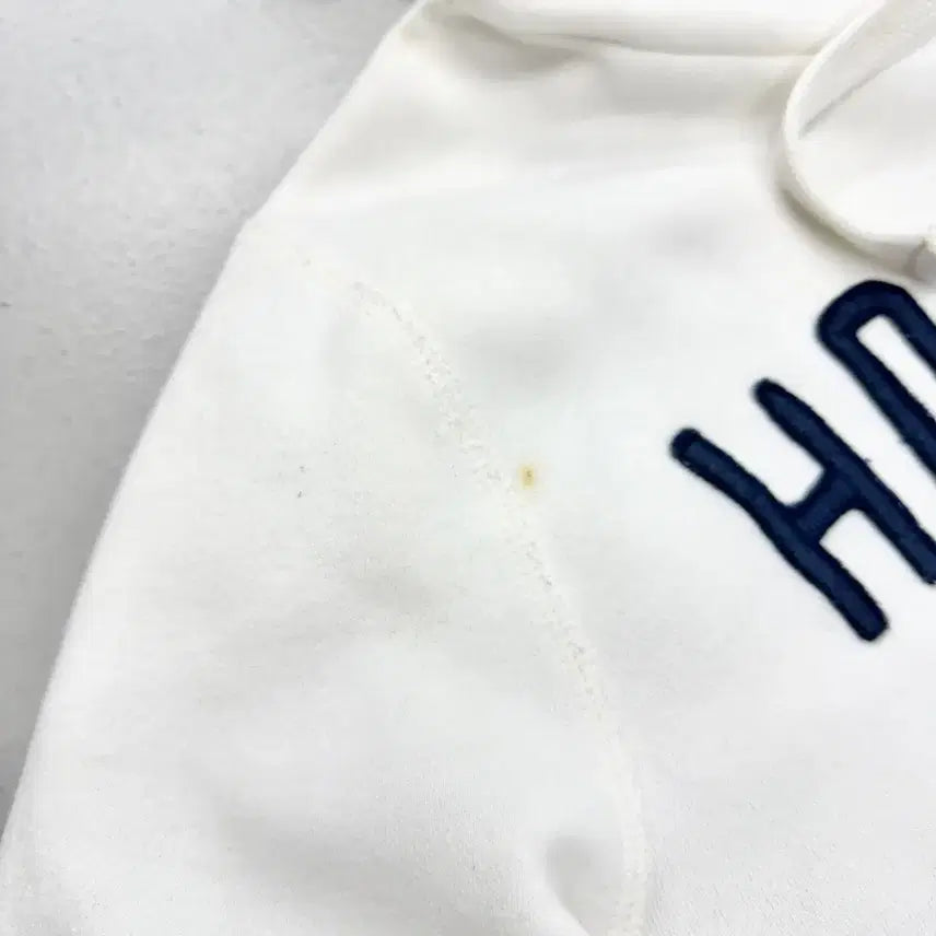 [BUNJANG] Hollister Y2K Arch Logo Hoodie White / 홀리스터 Y2K 아치로고 후드티 화이트