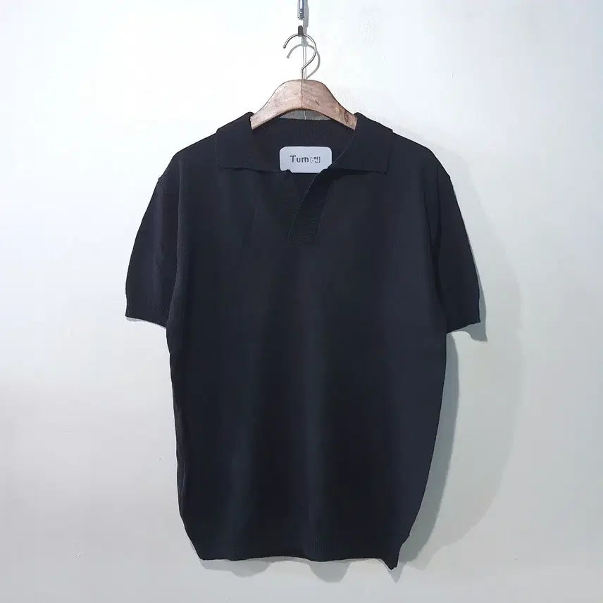 [BUNJANG] SS New Arrival Boucle Open Collar Short Sleeve Knit Top / SS신상) 코트 부클 오픈 카라 반팔 니트 5color L,XL